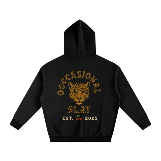 Black Leopard Hoodie